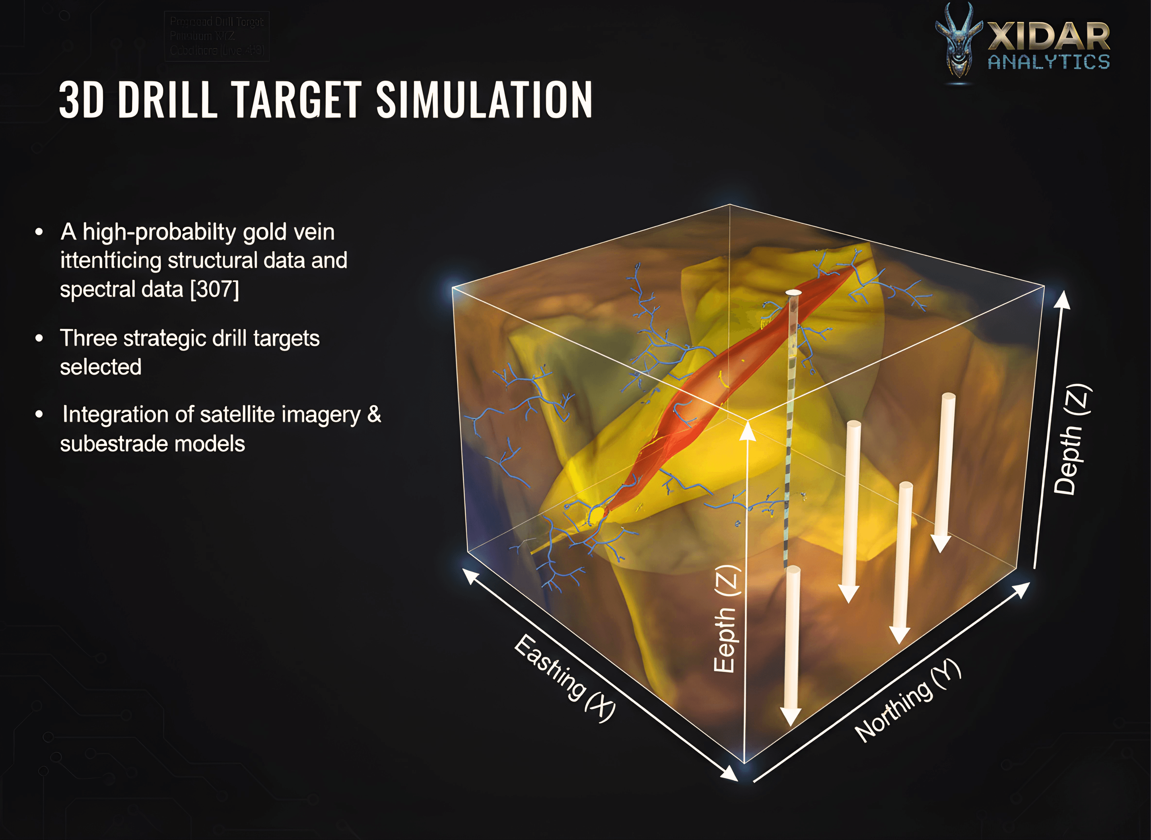 3D drill-target concept