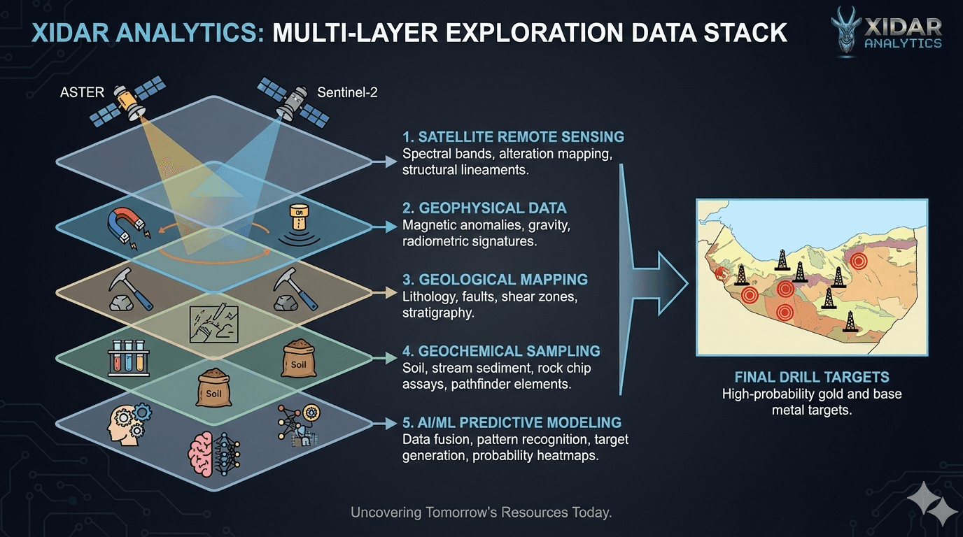 Multi-layer data stack